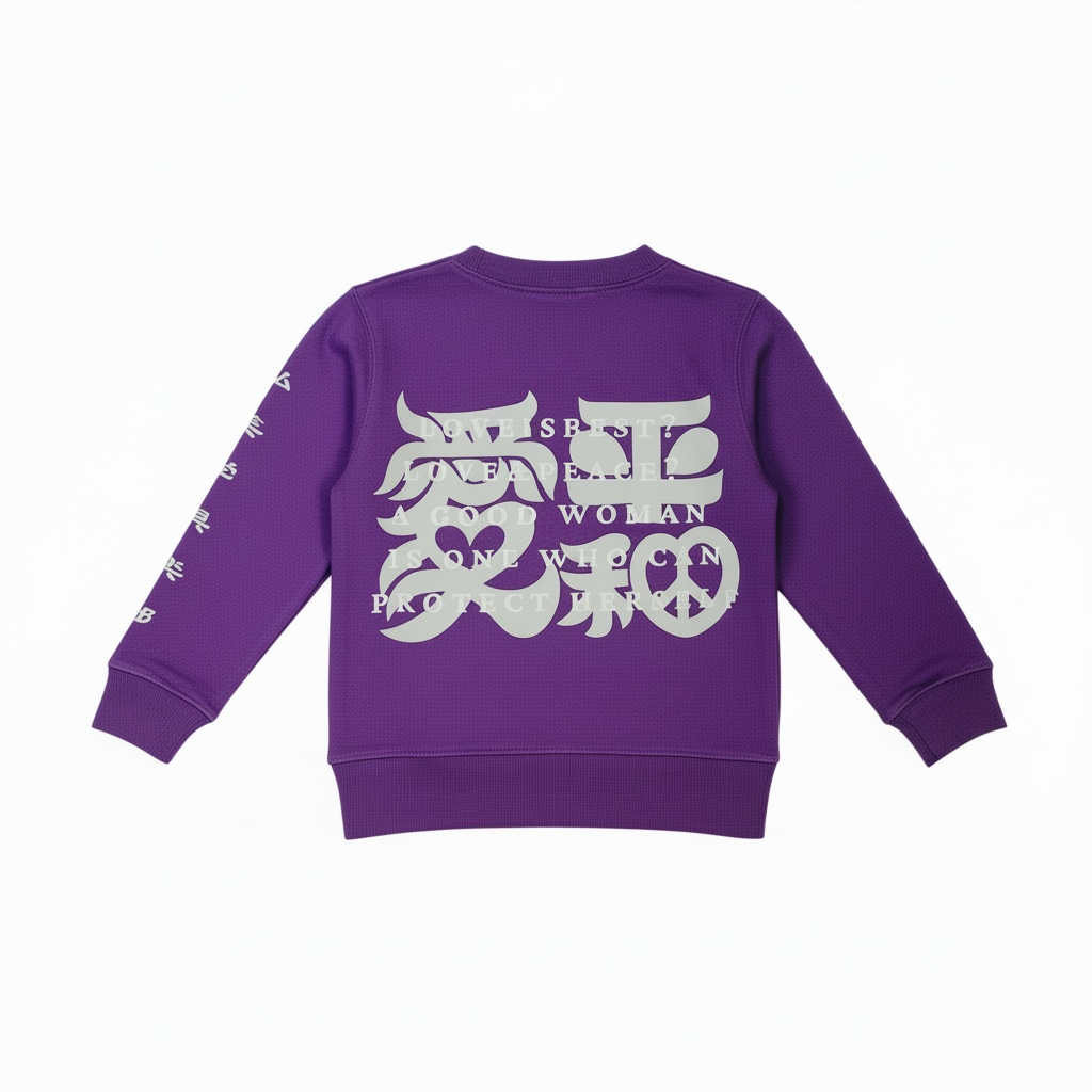 愛&平和 トレーナー　コビト